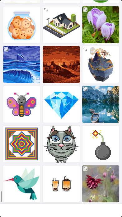 Emulate iPhone app Pixel by Number Make Pixel Art using MyAndroid Emulate iPhone app Pixel by Number Make Pixel Art using MyAndroid