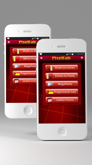 Emulate iPhone app PixelCalc using MyAndroid Emulate iPhone app PixelCalc using MyAndroid