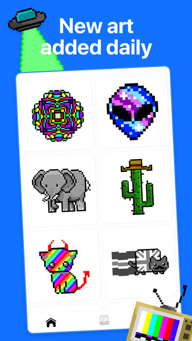 Emulate iPhone app Pixel Canvas - Color by Number using MyAndroid Emulate iPhone app Pixel Canvas - Color by Number using MyAndroid