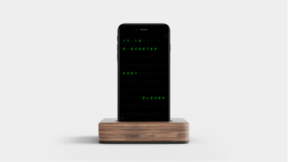 Emulate iPhone app Pixel Clock - Retro Style using MyAndroid