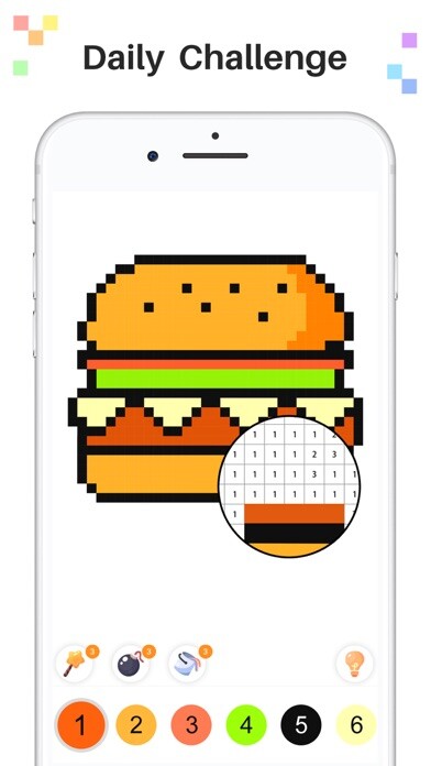 Emulate iPhone app Pixel Color - Art By Numbers using MyAndroid Emulate iPhone app Pixel Color - Art By Numbers using MyAndroid