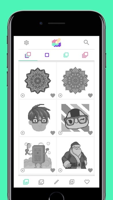 Emulate iPhone app Pixel Color by Number Games using MyAndroid