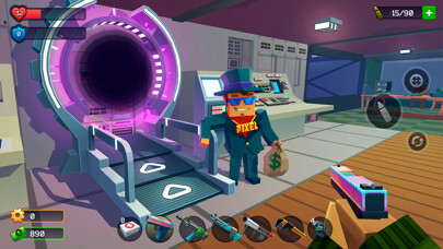 Emulate iPhone app Pixel Combat: Zombie Games 3-D using MyAndroid