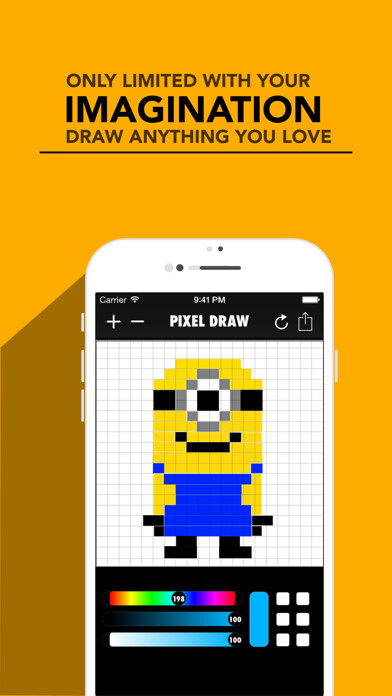 Emulate iPhone app Pixel Draw - Create Stunning Pixel Art using MyAndroid Emulate iPhone app Pixel Draw - Create Stunning Pixel Art using MyAndroid