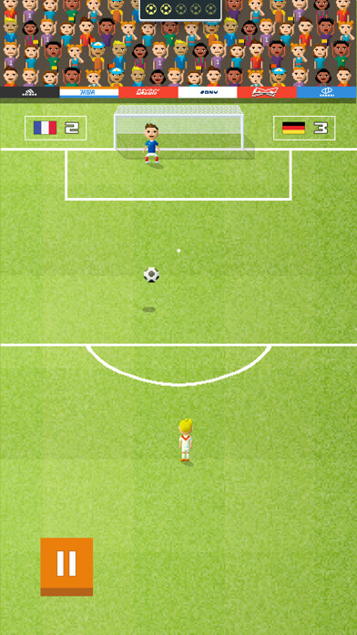 Emulate iPhone app Pixel FreeKick - Soccer Tiny Cup using MyAndroid