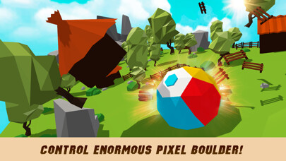 Emulate iPhone app Pixel Giant Deadly Rock using MyAndroid
