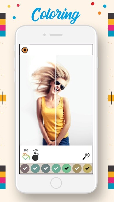 Emulate iPhone app Pixel Grid Color by Number using MyAndroid Emulate iPhone app Pixel Grid Color by Number using MyAndroid