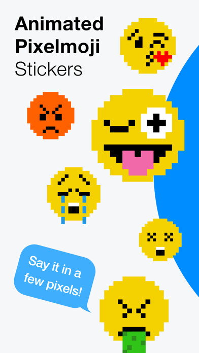 Emulate iPhone app Pixelmoji: Animated Stickers using MyAndroid Emulate iPhone app Pixelmoji: Animated Stickers using MyAndroid