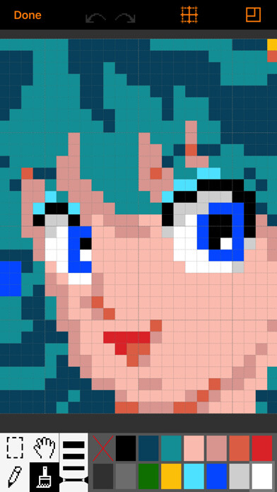 Emulate iPhone app Pixel Paint: 8bit art using MyAndroid Emulate iPhone app Pixel Paint: 8bit art using MyAndroid