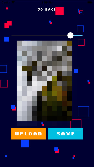 Emulate iPhone app Pixel Photo Effect: Pixelator using MyAndroid