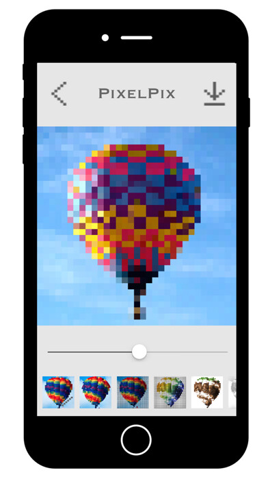 Emulate iPhone app PixelPix pixel photo editor using MyAndroid Emulate iPhone app PixelPix pixel photo editor using MyAndroid