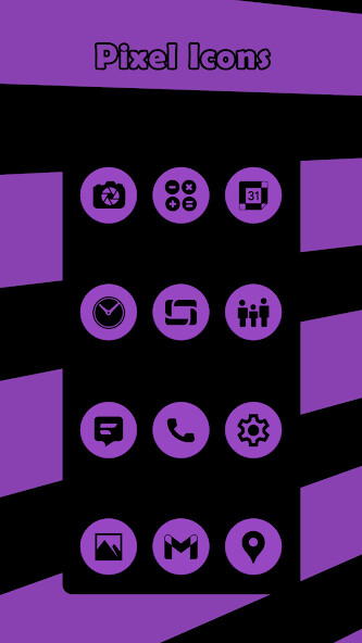 Run android online APK Pixel Purple Icons from MyAndroid or emulate Pixel Purple Icons using MyAndroid