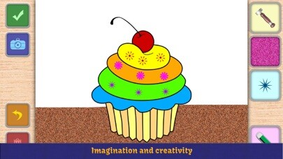 Emulate iPhone app PixelsBook - coloring book using MyAndroid