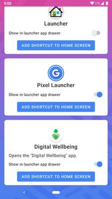 Emulate Android APK Pixel Shortcuts