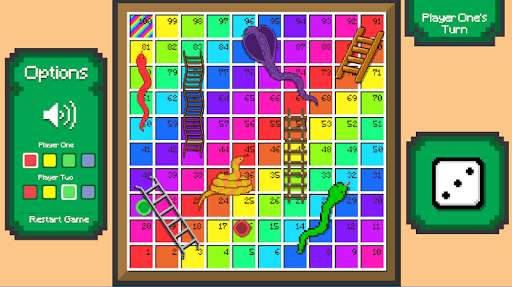 Run android online APK Pixel Snakes & Ladders - Two Player Board Game from MyAndroid or emulate Pixel Snakes & Ladders - Two Player Board Game using MyAndroid