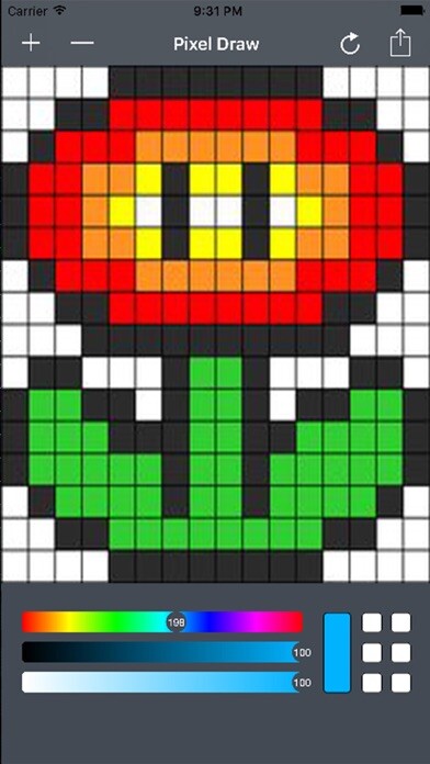 Emulate iPhone app Pixels - Pixel Art Maker Tool To Create Bit Images using MyAndroid Emulate iPhone app Pixels - Pixel Art Maker Tool To Create Bit Images using MyAndroid