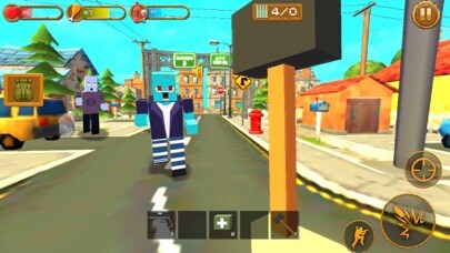 Emulate iPhone app Pixel Strike-Sniper zombies shooting games using MyAndroid