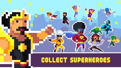 Emulate iPhone app Pixel Super Heroes using MyAndroid