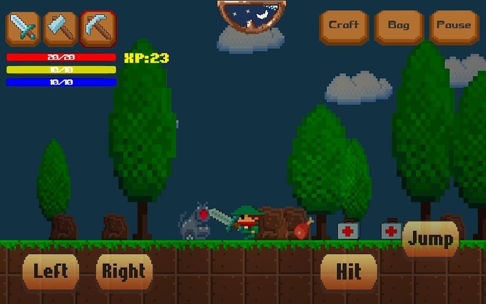 Emulate Android APK Pixel Survival Adventure