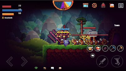 Emulate iPhone app Pixel Survival Game 2.o using MyAndroid