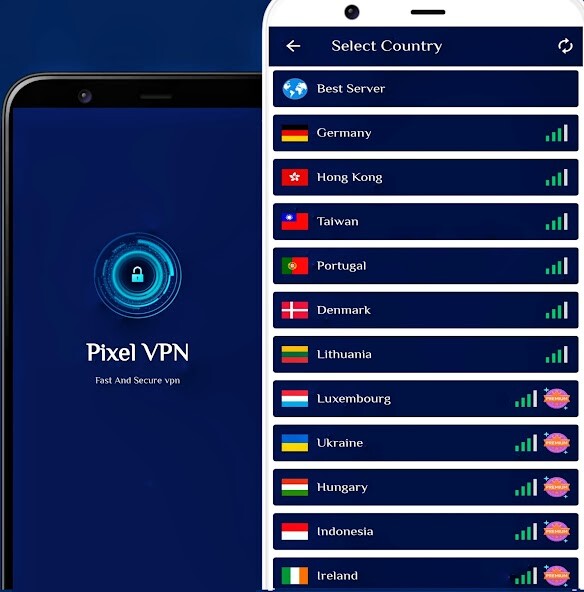 Run android online APK Pixel VPN - Fast  Secure VPN from MyAndroid or emulate Pixel VPN - Fast  Secure VPN using MyAndroid