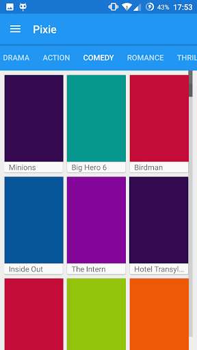 Run android online APK Pixie - Movie Guide from MyAndroid or emulate Pixie - Movie Guide using MyAndroid