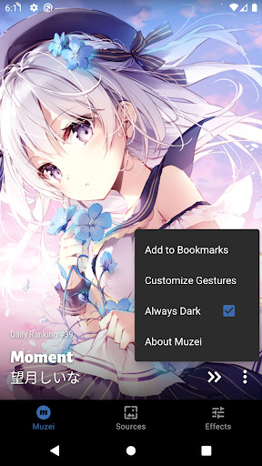 Run android online APK Pixiv for Muzei 3 from MyAndroid or emulate Pixiv for Muzei 3 using MyAndroid