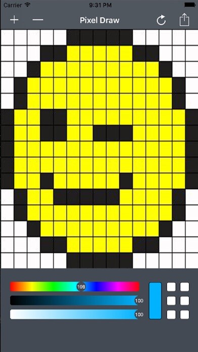 Emulate iPhone app Pixl Art - Draw in Pixels, Bits & Grids using MyAndroid Emulate iPhone app Pixl Art - Draw in Pixels, Bits & Grids using MyAndroid