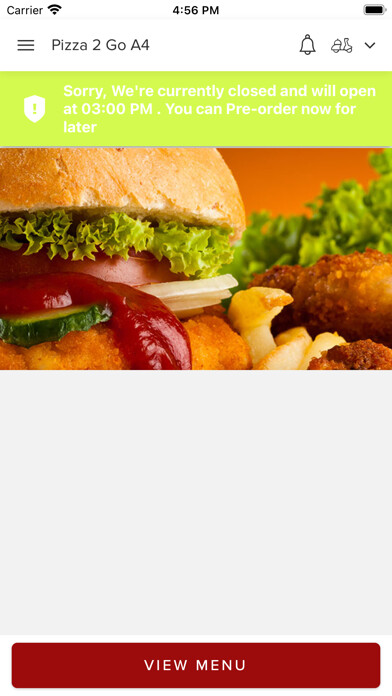 Emulate iPhone app Pizza 2 go a4 using MyAndroid Emulate iPhone app Pizza 2 go a4 using MyAndroid