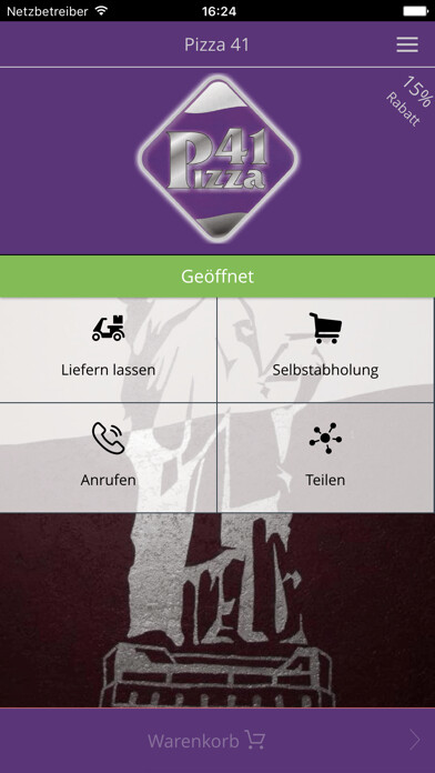 Emulate iPhone app Pizza 41 using MyAndroid Emulate iPhone app Pizza 41 using MyAndroid