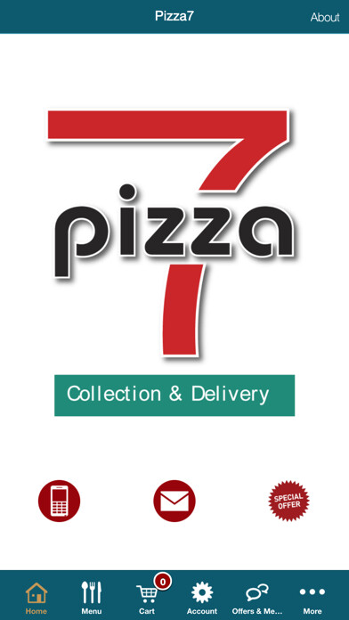 Emulate iPhone app Pizza7 using MyAndroid Emulate iPhone app Pizza7 using MyAndroid