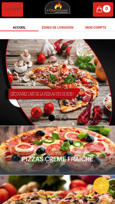 Emulate iPhone app Pizza a L ancienne using MyAndroid Emulate iPhone app Pizza a L ancienne using MyAndroid