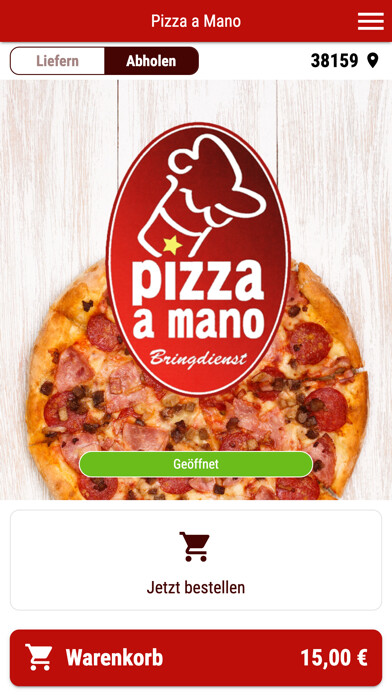 Emulate iPhone app Pizza a Mano using MyAndroid Emulate iPhone app Pizza a Mano using MyAndroid
