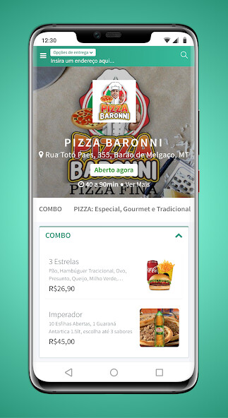 Run android online APK Pizza Baronni from MyAndroid or emulate Pizza Baronni using MyAndroid