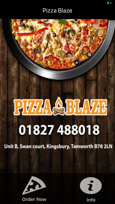 Emulate iPhone app Pizza Blaze, Kingsbury using MyAndroid Emulate iPhone app Pizza Blaze, Kingsbury using MyAndroid