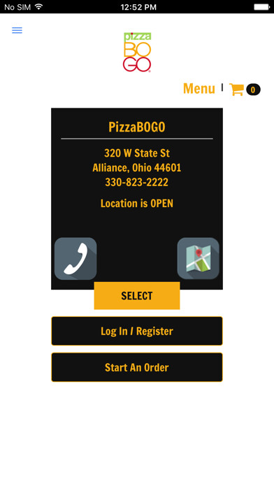 Emulate iPhone app Pizza-Bogo using MyAndroid Emulate iPhone app Pizza-Bogo using MyAndroid