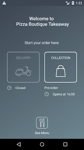 Emulate Android APK Pizza Boutique Takeaway Emulate Android APK Pizza Boutique Takeaway