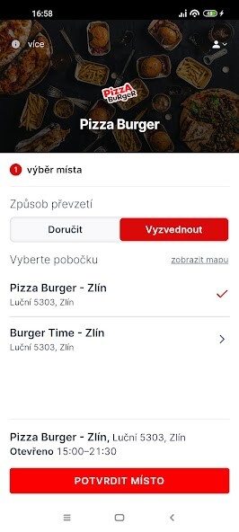 Run android online APK Pizza Burger Zlín from MyAndroid or emulate Pizza Burger Zlín using MyAndroid