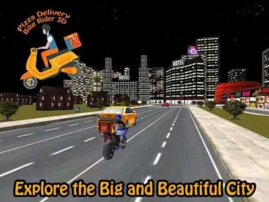 Emulate Android APK Pizza Delivery Bike Rider 3D