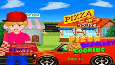 Emulate iPhone app Pizza Delivery Cooking Games using MyAndroid