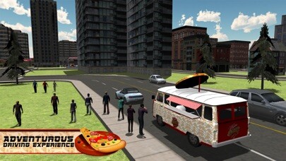 Emulate iPhone app Pizza Delivery Truck Simulator- Food deliver fun using MyAndroid