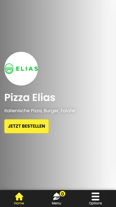 Emulate iPhone app Pizza Elias using MyAndroid