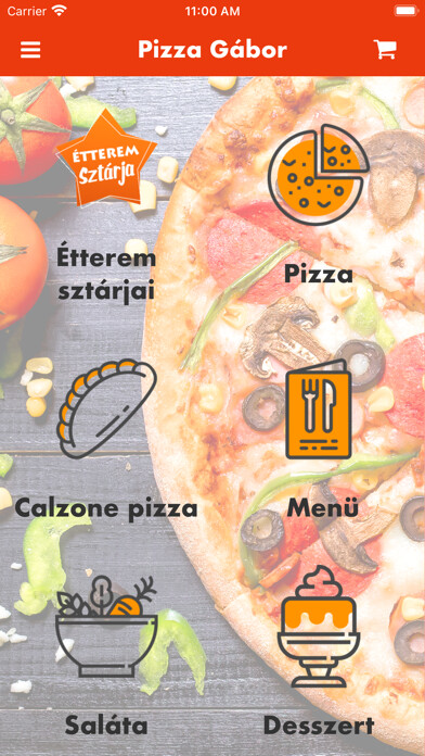 Emulate iPhone app Pizza Gábor using MyAndroid Emulate iPhone app Pizza Gábor using MyAndroid