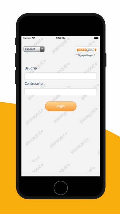 Emulate iPhone app PizzagestDelivery using MyAndroid