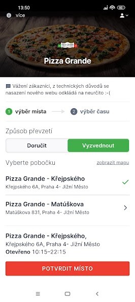 Run android online APK Pizza Grande Jin M?sto from MyAndroid or emulate Pizza Grande Jin M?sto using MyAndroid