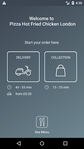 Emulate Android APK Pizza Hot Fried Chicken London