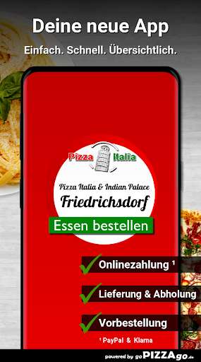 Run android online APK Pizza Italia - Indian Palace Friedrichsdorf from MyAndroid or emulate Pizza Italia - Indian Palace Friedrichsdorf using MyAndroid