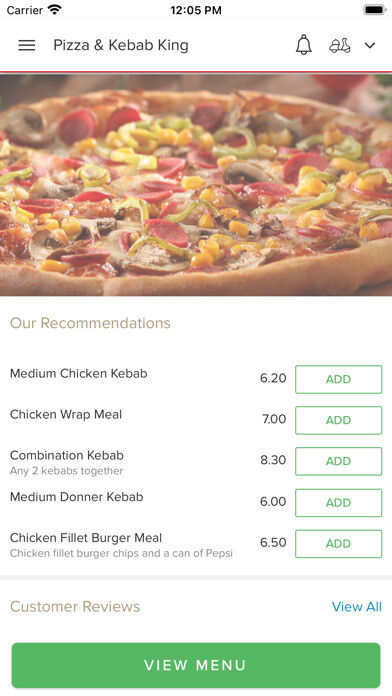 Emulate iPhone app Pizza & Kebab King using MyAndroid Emulate iPhone app Pizza & Kebab King using MyAndroid