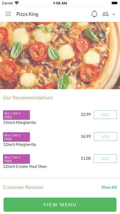 Emulate iPhone app Pizza King B29 using MyAndroid Emulate iPhone app Pizza King B29 using MyAndroid