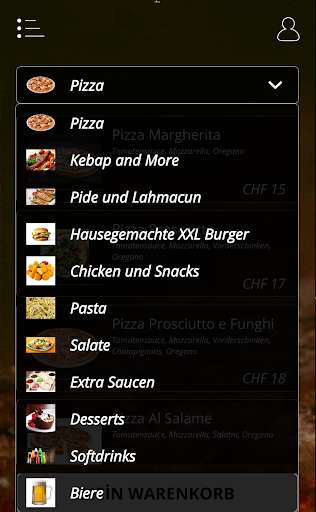 Run android online APK Pizzakurier Adliswil from MyAndroid or emulate Pizzakurier Adliswil using MyAndroid